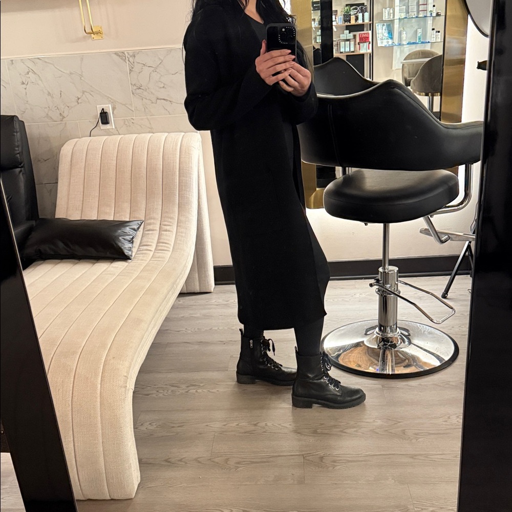 Aritzia Black long cardigan